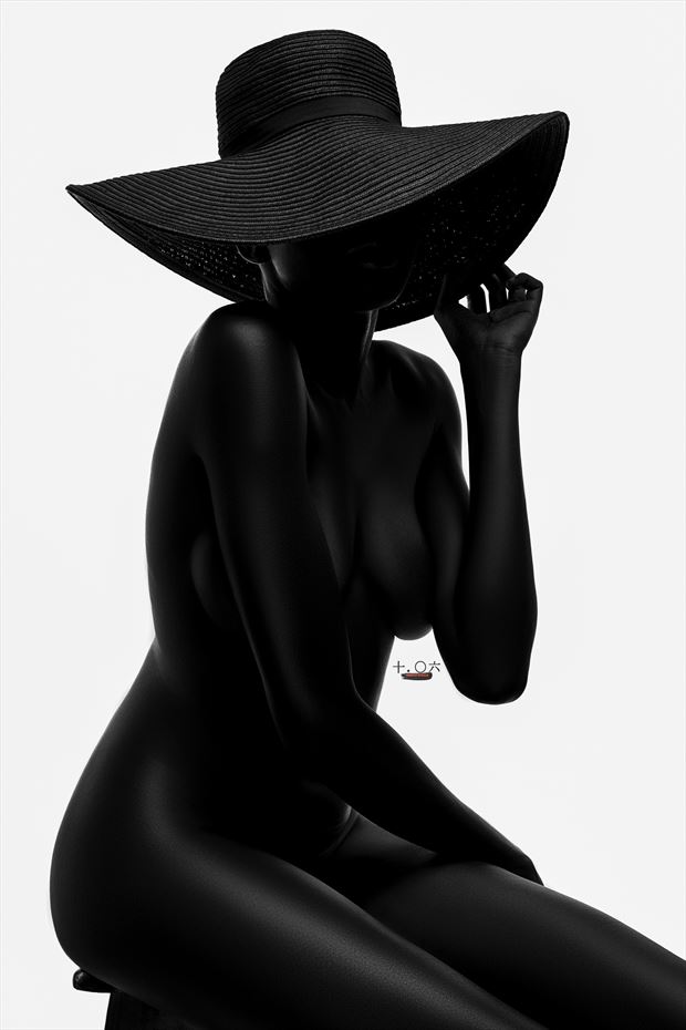 my hat2 artistic nude artwork by photographer orville spence