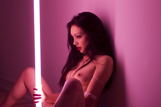 my lightsaber Artistic Nude Photo by Model rebeccatun
