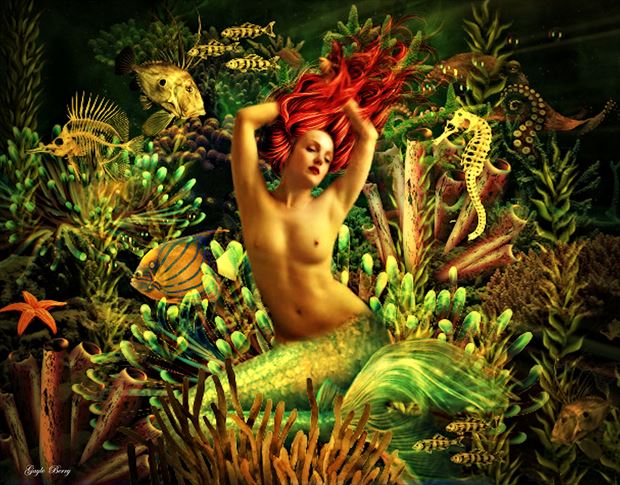 mysteries of the depths artistic nude artwork by artist gayle berry