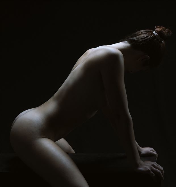 naked in the study artistic nude photo by photographer hermanodani