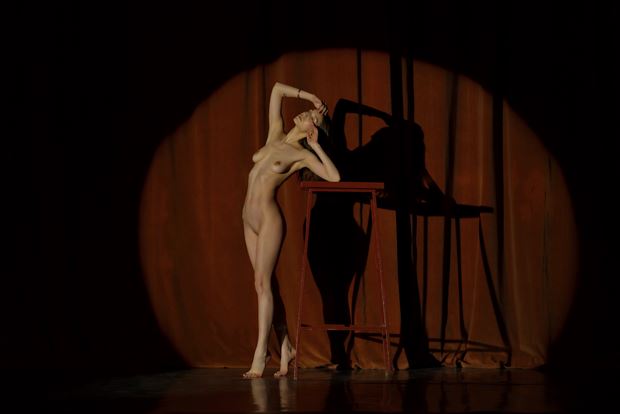 naked on the stage artistic nude photo by photographer kuti zolt%C3%A1n hermann