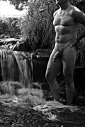 naked waterfall erotic photo by model davidjames