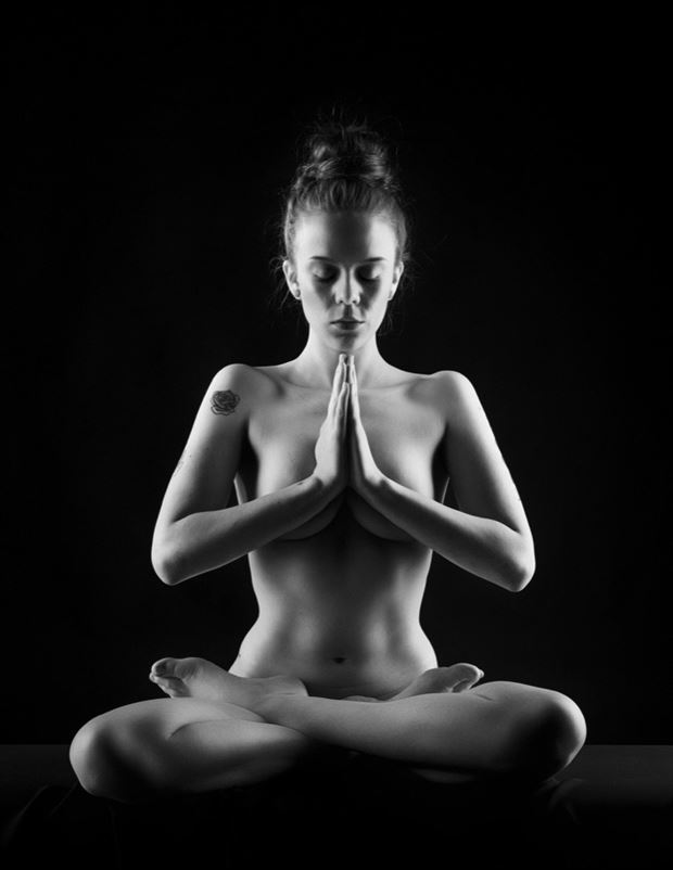 namaste artistic nude photo by model aurora red