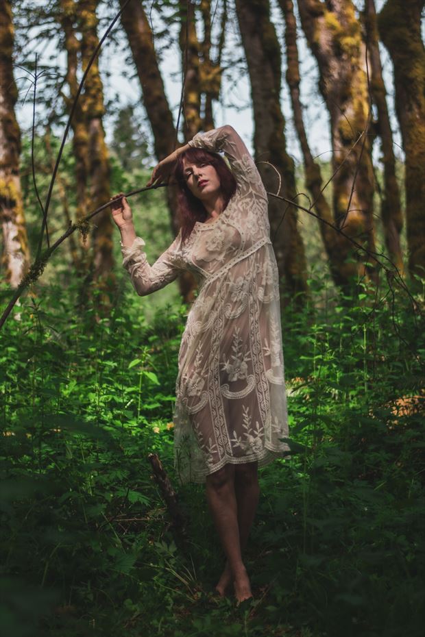 nature fashion photo by model caitlin rose