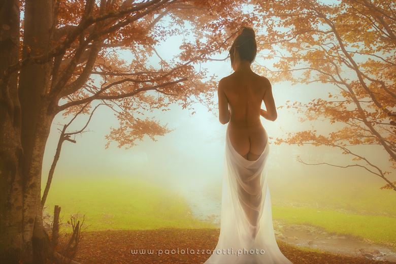 nature implied nude artwork by artist paolo lazzarotti