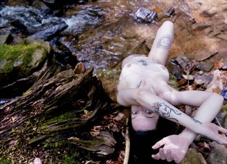 nature set artistic nude photo by model kacey mcewen