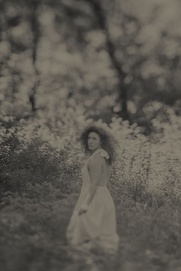 nature soft focus photo by model madeline reynolds