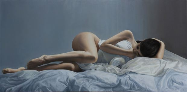 nautilus implied nude artwork by artist jean pierre leclercq