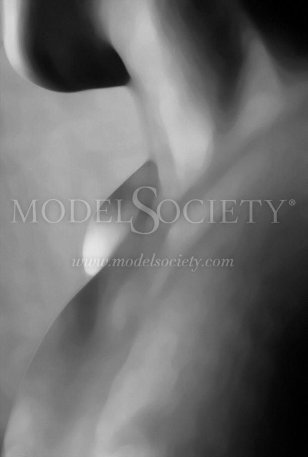 neckline artistic nude photo by photographer gf morgan