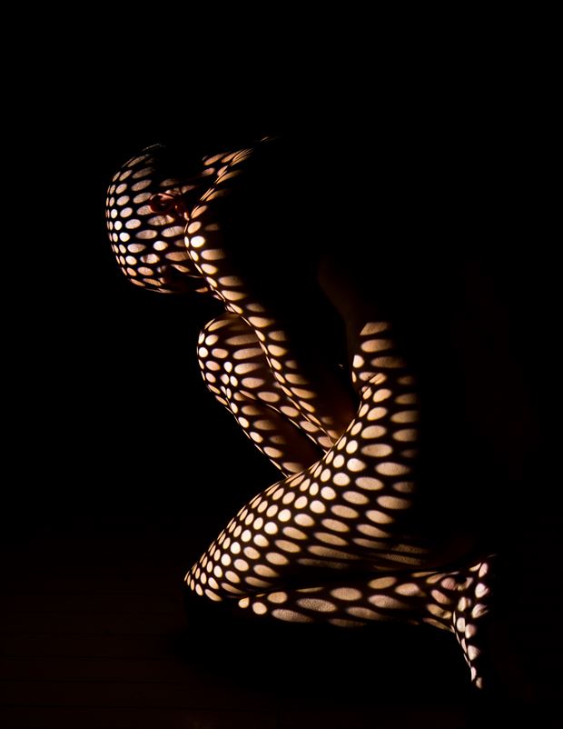 negative space artistic nude photo by model lars