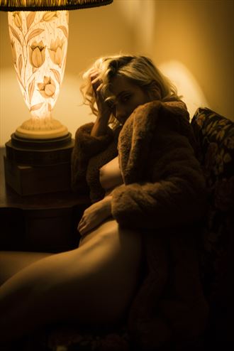 nika in the livingroom artistic nude artwork by photographer randy c photography