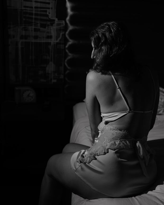 noir night lingerie photo by model jenny anne rose