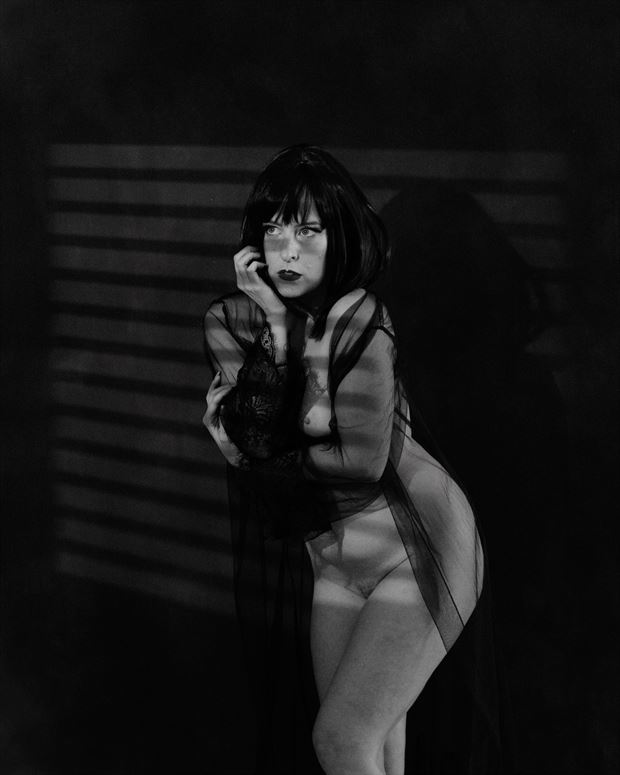noir vintage style photo by model edenartmodel