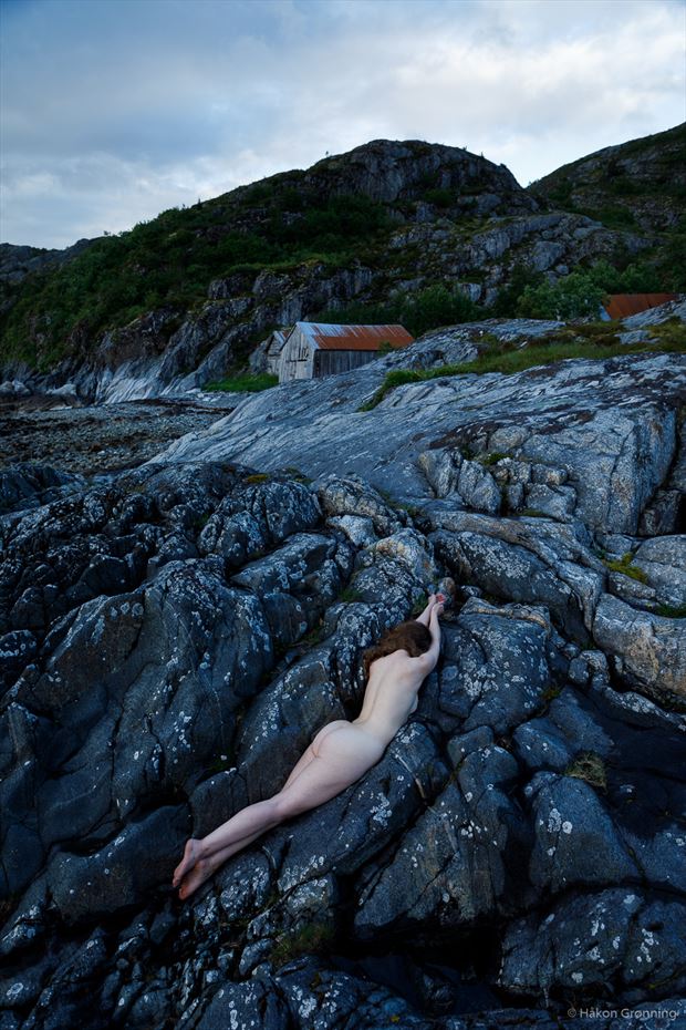 norwegian coast artistic nude photo by model marzipanned