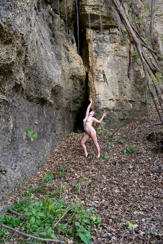 nude by rock face artistic nude photo by photographer scott friedland