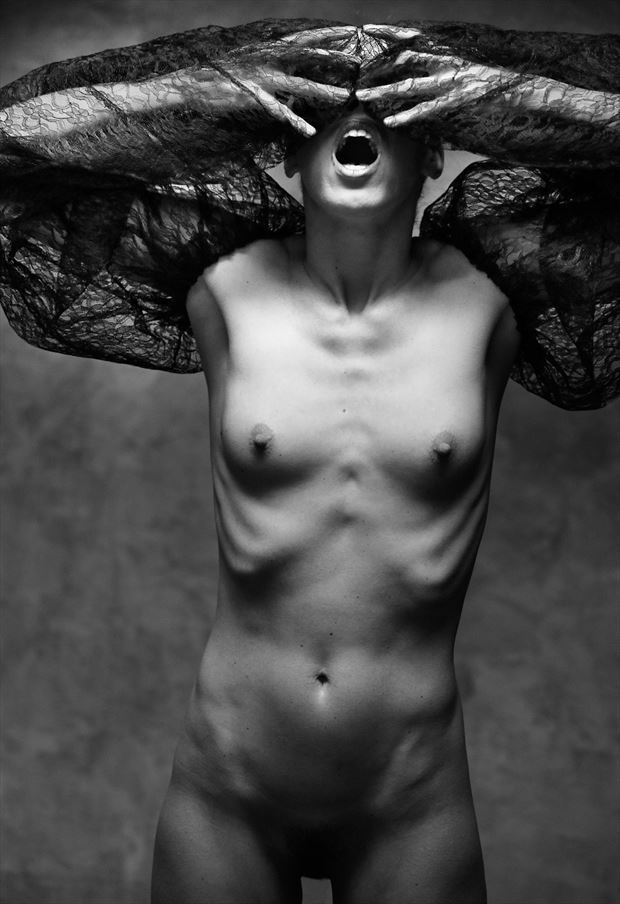 nude fashion implied nude artwork by photographer florafot