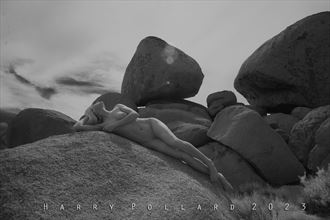 nude on granite artistic nude photo by photographer shootist