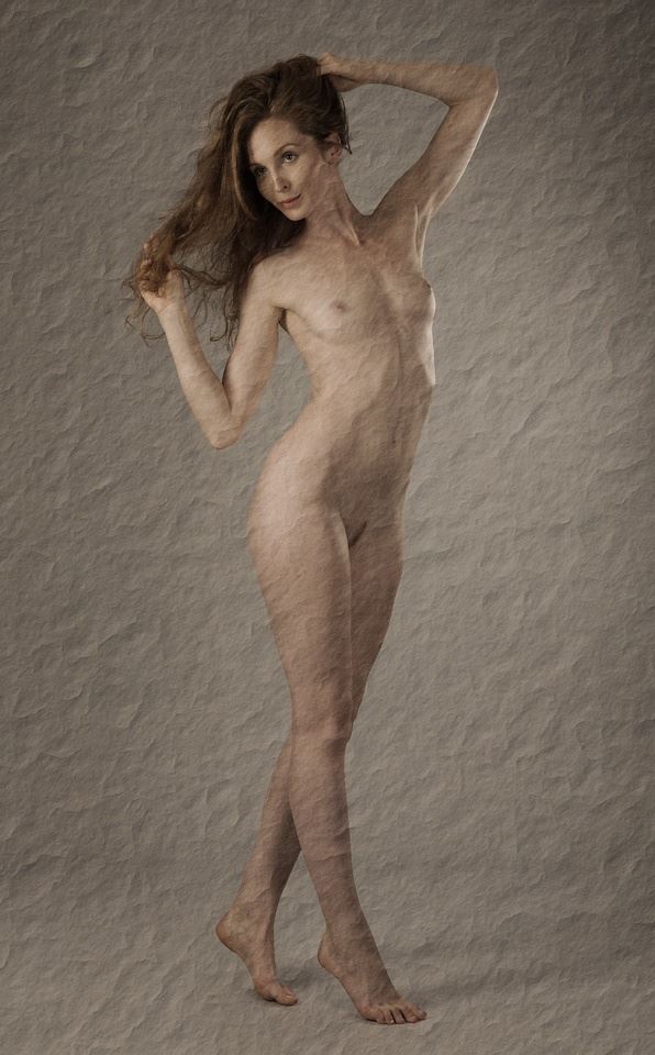 nude on old paper artistic nude photo by photographer anders bildmakare