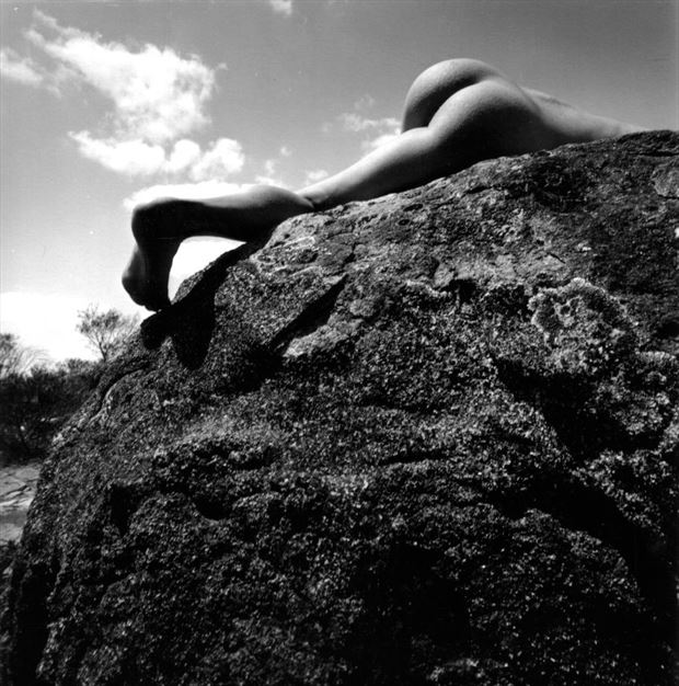 nude on rock abyssinia rocks western australia surreal photo by photographer jbaphoto