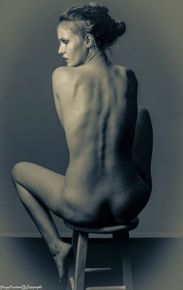 nude on stool 2 artistic nude photo by photographer revel photo