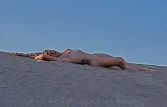 nude repose on dune artistic nude photo by photographer shootist