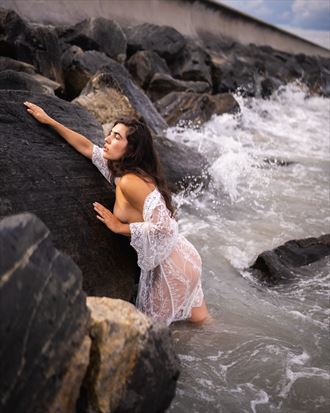 ocean renewal artistic nude photo by model madisonoakley