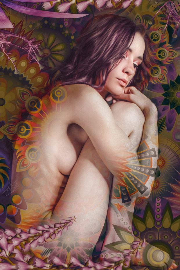 october gypsy artistic nude artwork by artist todd f jerde