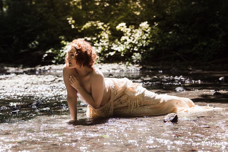 of tails and sirens nature photo by model ophelia elysian