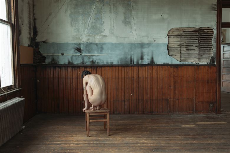 old school artistic nude photo by photographer wendy garfinkel