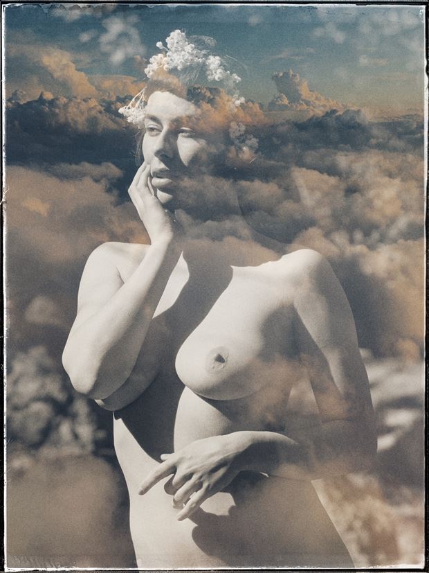 olive in composite artistic nude photo by photographer james landon johnson
