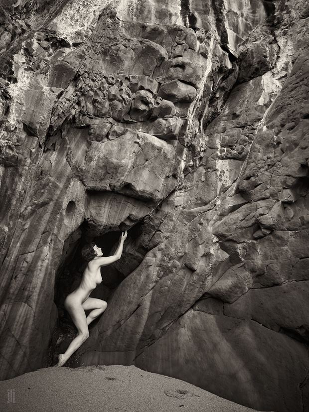 olive in the grotto artistic nude photo by photographer james landon johnson