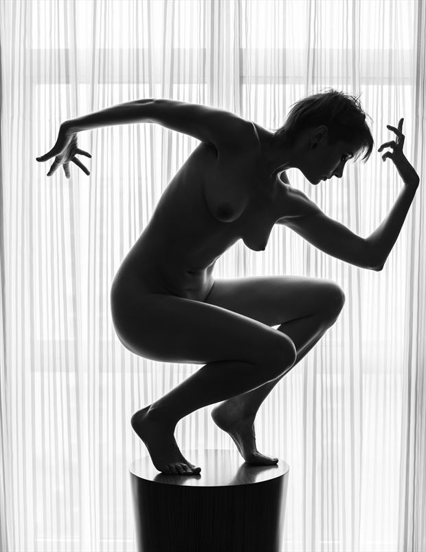 on a pedestal artistic nude artwork by photographer mechasean
