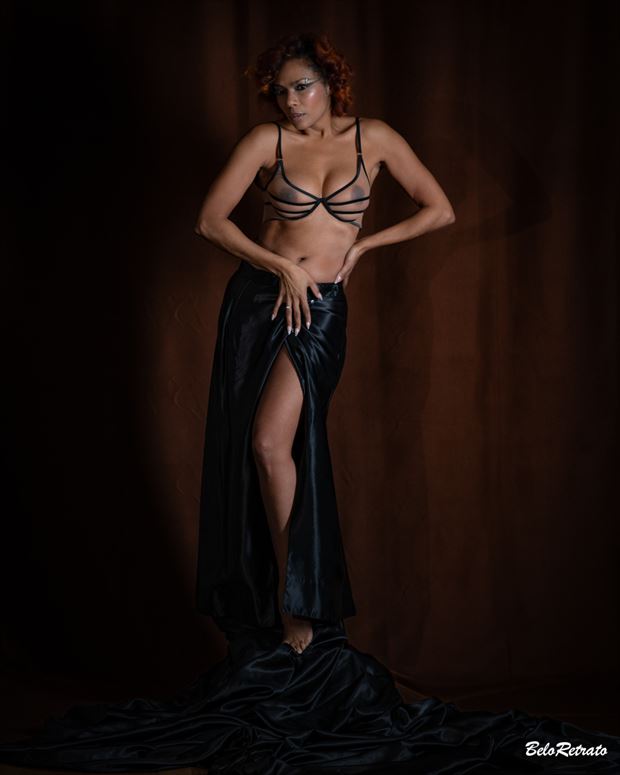 on a pedestal lingerie photo by photographer belo retrato