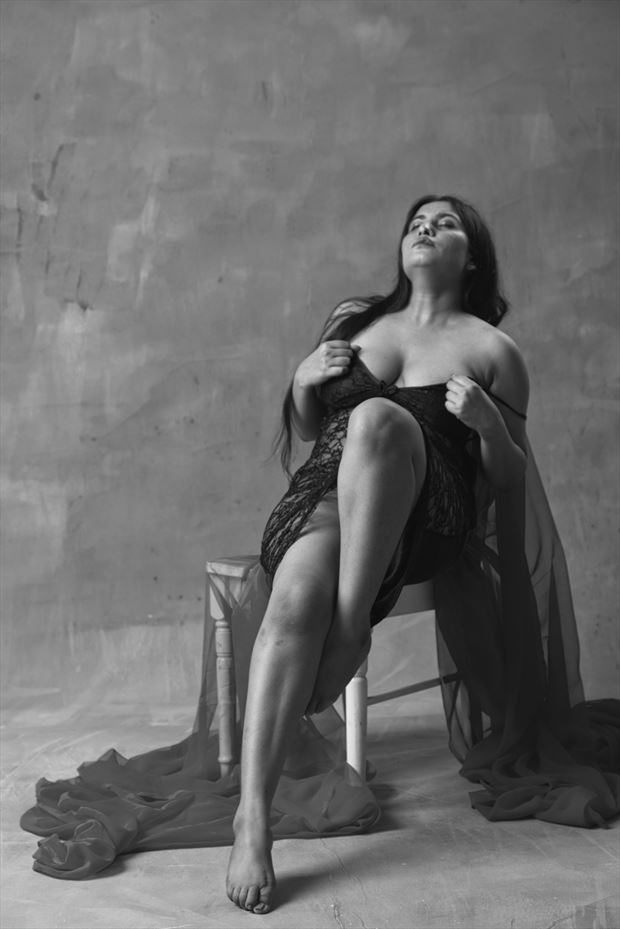 on the chair artistic nude photo by photographer inder gopal