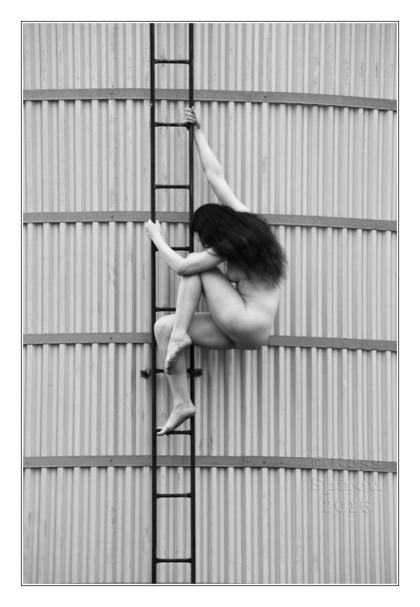 on the old silo Artistic Nude Photo by Photographer Ross Spirou