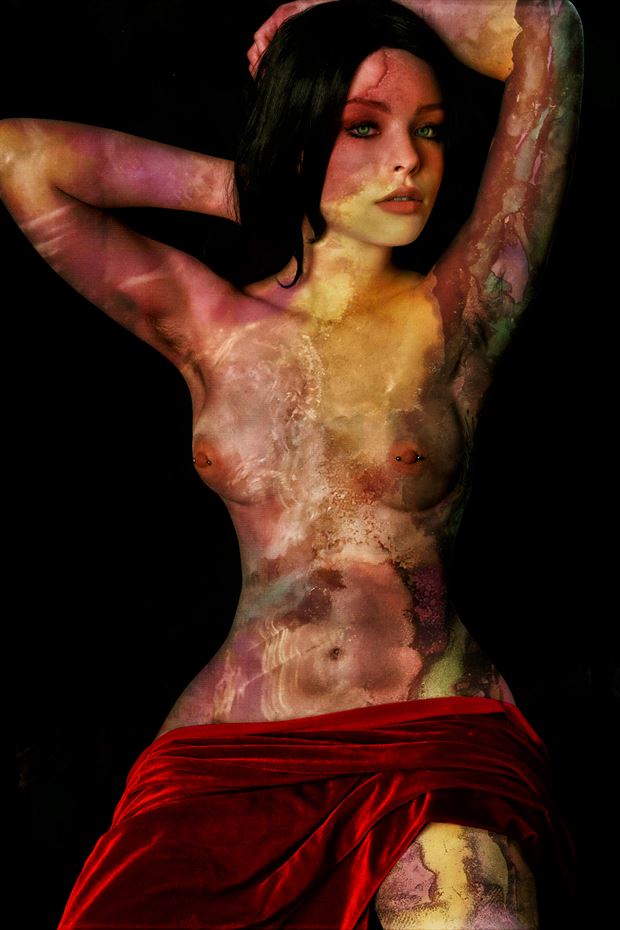 on the wild side artistic nude photo by photographer mykel