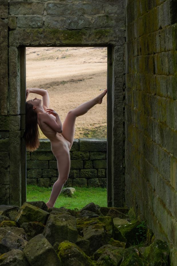 one foot in the door artistic nude photo by photographer neilh