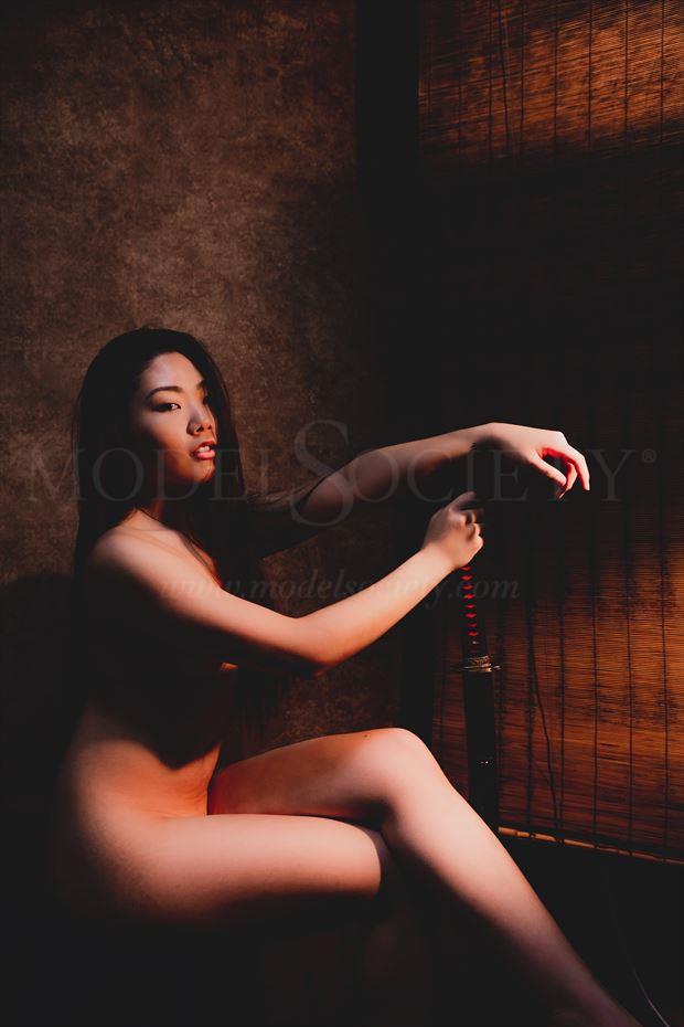 one with the sword 02 artistic nude photo by photographer jeremy landry