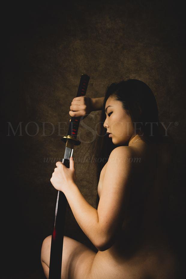 one with the sword 03 artistic nude photo by photographer jeremy landry