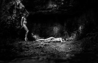 out of the shadows artistic nude photo by model mothy
