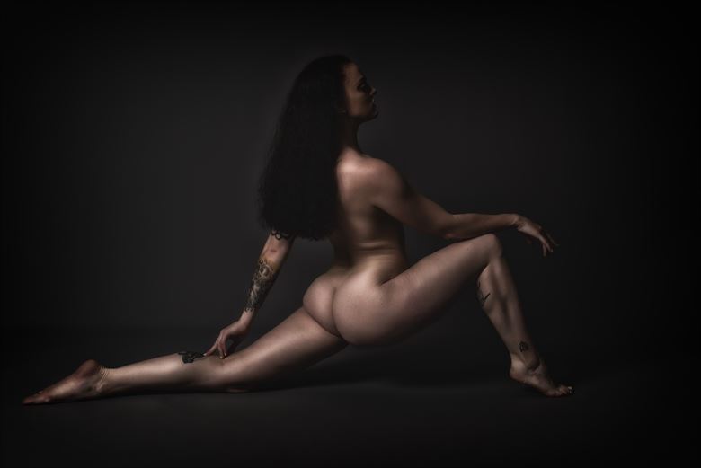 out stretched artistic nude artwork by photographer neilh