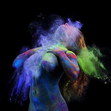 outburst artistic nude photo by photographer daniel vaughan