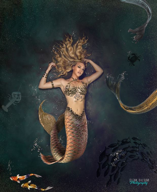 padstow mermaid cosplay artwork by photographer glenn balsam