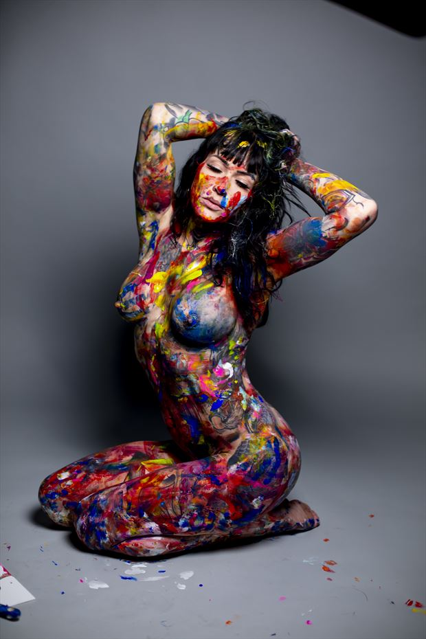 paint me a rainbow body painting photo by photographer lance miller