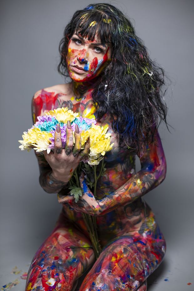 paint me a rainbow body painting photo by photographer lance miller