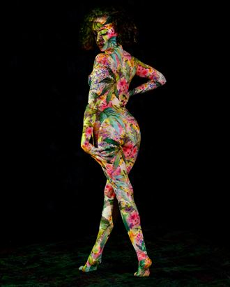 painted with light artistic nude photo by photographer genuineburke