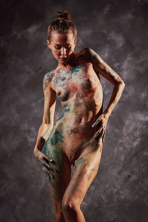 paints artistic nude photo by photographer dml
