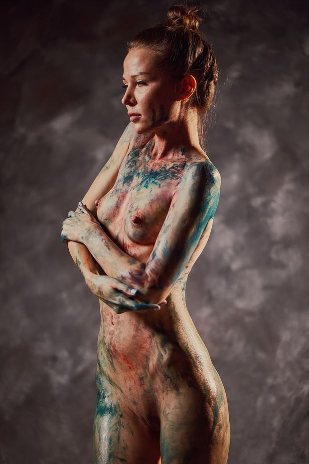 paints artistic nude photo by photographer dml