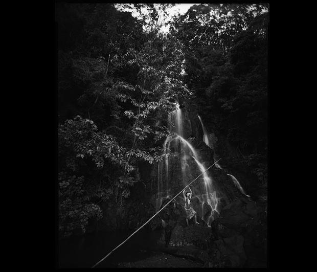 pali waterfall artistic nude photo by photographer arbeit photo hawaii