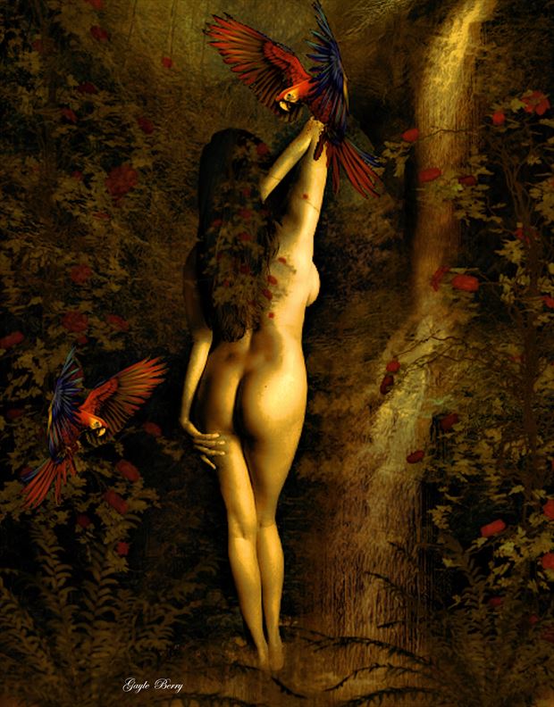 palila artistic nude artwork by artist gayle berry